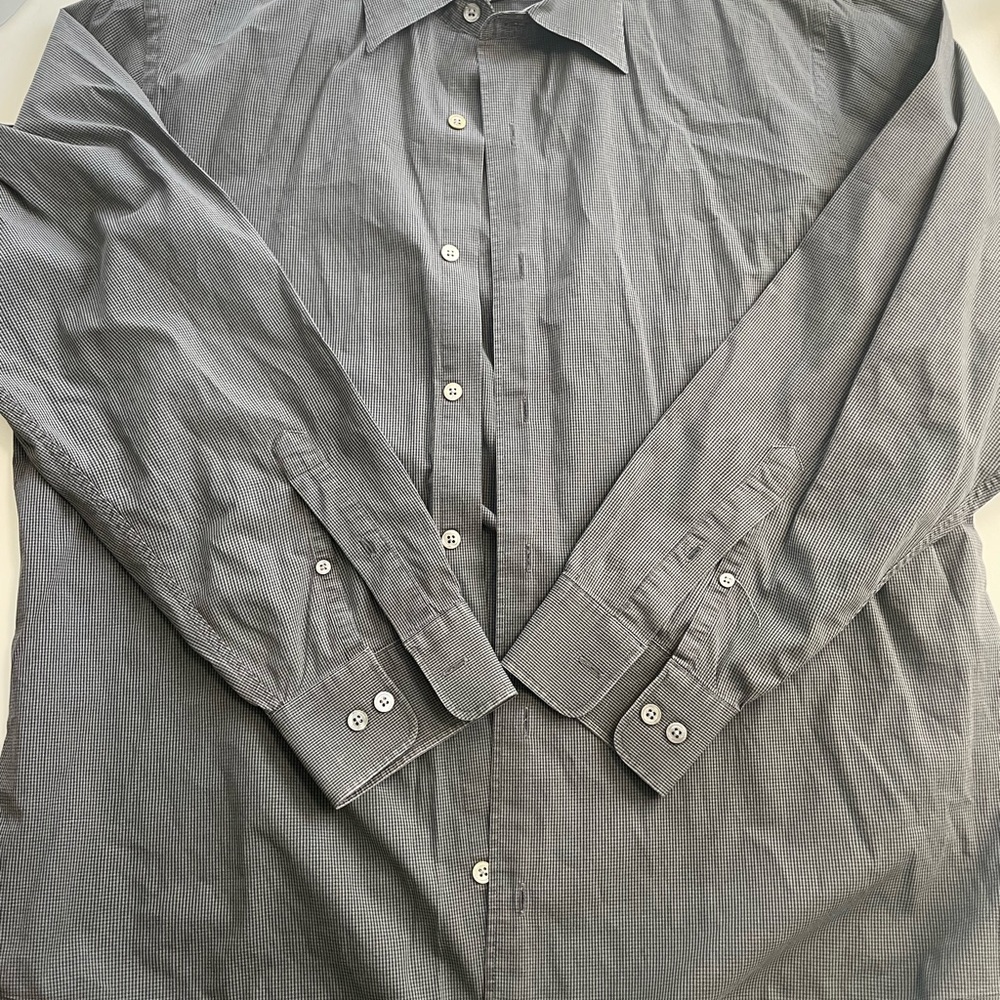 Banana Republic Gray Dress Shirt